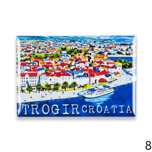 Pravokutni magneti sa crtanim motivom, Trogir 4 (SET 10 kom.)