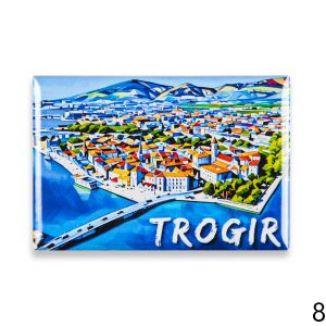 Pravokutni magneti sa crtanim motivom, Trogir 5 (SET 10 kom.)