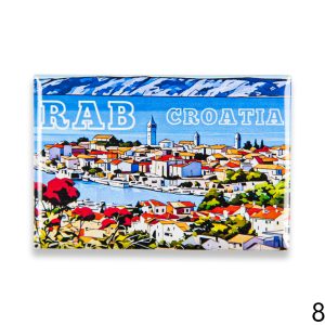 Pravokutni magneti sa crtanim motivom, Rab 2 (SET 10 kom.)