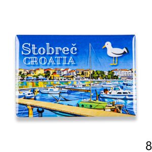 Pravokutni magneti sa crtanim motivom, Stobreč 4 (SET 10 kom.)