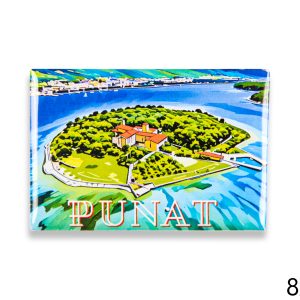 Pravokutni magneti sa crtanim motivom, Punat 2 (SET 10 kom.)