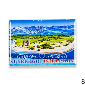 Pravokutni magneti sa crtanim motivom, Starigrad 1 (SET 10 kom.)