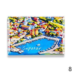 Pravokutni magneti sa crtanim motivom, Supetar 1 (SET 10 kom.)