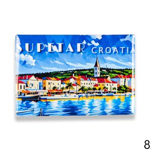 Pravokutni magneti sa crtanim motivom, Supetar 2 (SET 10 kom.)