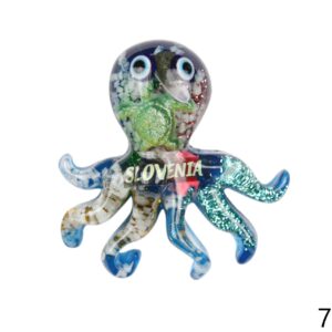 Magnet hobotnica sa školjkicama i morskim motivima, Slovenia