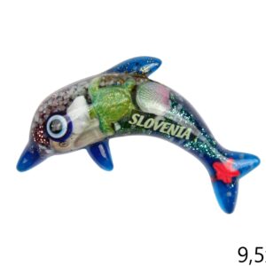 Magnet dupin sa školjkicama i morskim motivima, Slovenia