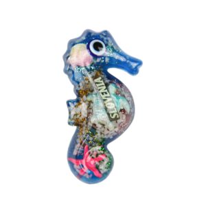Magnet morski konjic sa školjkicama i morskim motivima, Slovenia