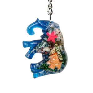 Privjesci slon sa školjkicama i morskim motivima, Croatia