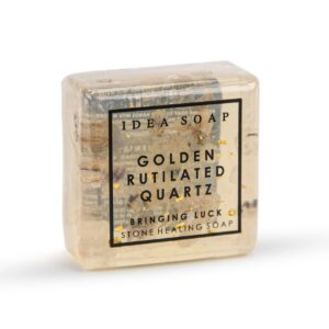 Sapun 115g sa zlatnim rutiliranim kvarcnim kamenjem