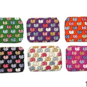 Platneni novčanici sa slonićima, razne boje (SET 10 kom.)