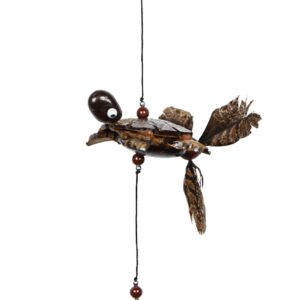 Jednostruka drvena visilica vrtirepka, kornjača