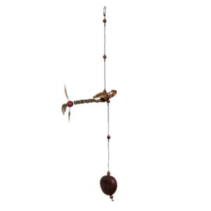 Jednostruka drvena visilica vrtirepka, vilin konjic