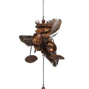 Jednostruka drvena visilica vrtirepka, žaba