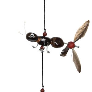 Jednostruka drvena visilica vrtirepka, mrav