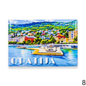 Pravokutni magneti sa crtanim motivom, Opatija 4 (SET 10 kom.)