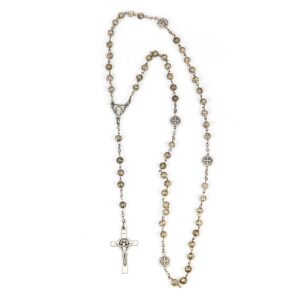 Krunica žica, srebrne kuglice i medaljice