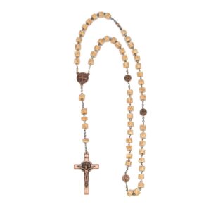 Krunica žica, smeđi valjkasti kamen i medaljice