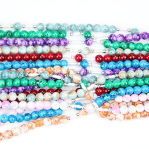 Krunica konop, staklene i srebrne kuglice