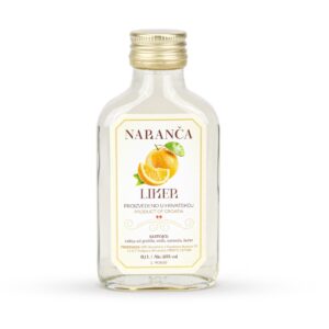 Liker od naranče u staklenoj pljoska boci - 0,1L