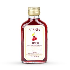 Liker od višnje u staklenoj pljoska boci - 0,1L