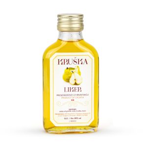 Liker od kruške u staklenoj pljoska boci - 0,1L