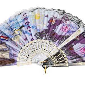 Ukrasne lepeze s kartom i jedrenjakom, Croatia (SET 12 kom.)