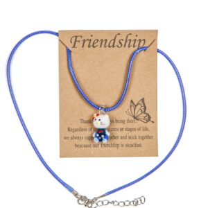 Ogrlice maca, raznobojni konopi (SET 12 kom.)