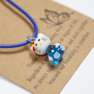 Ogrlice maca, raznobojni konopi (SET 12 kom.)