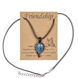 Ogrlice ukras raznih boja na crnom konopu (SET 12 kom.)