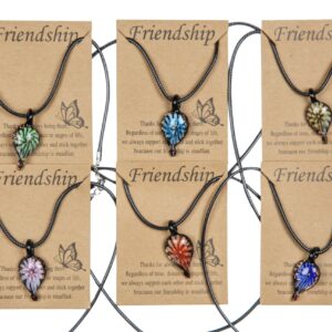 Ogrlice ukras raznih boja na crnom konopu (SET 12 kom.)