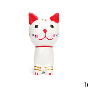 Bijelo-crvena drvena maca