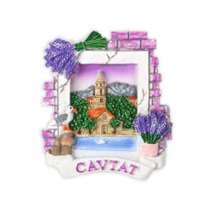 Ljubičasti reljefni prozori s lavandom, Cavtat (SET 12 kom.)