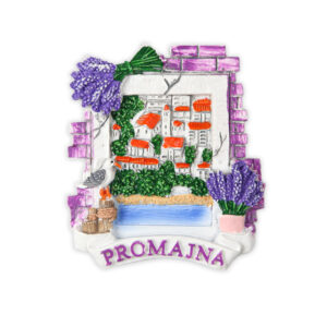 Ljubičasti reljefni prozori s lavandom, Promajna (SET 12 kom.)