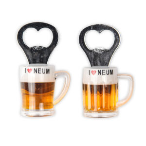 Magneti/otvarači krigle pive s tekućinom, I love Neum (SET 12 kom.)