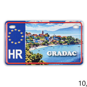 Magnet reljefna registarska pločica, Gradac