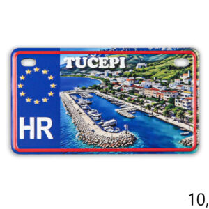 Magnet reljefna registarska pločica, Tučepi
