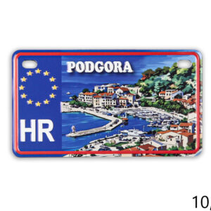Magnet reljefna registarska pločica, Podgora