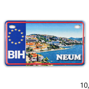 Magnet reljefna registarska pločica, Neum