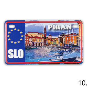 Magnet reljefna registarska pločica, Piran