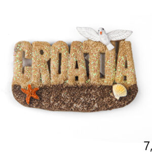 Pješčani magneti plaža i galeb, Croatia (SET 12 kom.)