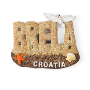 Pješčani magneti plaža i galeb, Brela Croatia (SET 12 kom.)