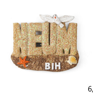 Pješčani magneti plaža i galeb, Neum BIH (SET 12 kom.)