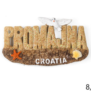 Pješčani magneti plaža i galeb, Promajna Croatia (SET 12 kom.)