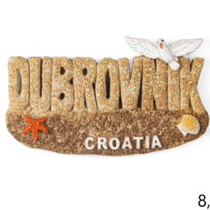 Pješčani magneti plaža i galeb, Dubrovnik Croatia (SET 12 kom.)