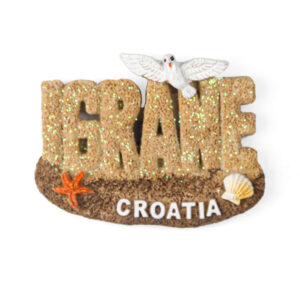 Pješčani magneti plaža i galeb, Igrane Croatia (SET 12 kom.)