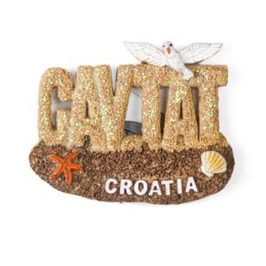 Pješčani magneti plaža i galeb, Cavtat Croatia (SET 12 kom.)
