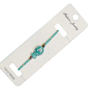 Narukvice s perlicama i ribicama s točkicama (SET 12 kom.)