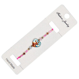 Narukvice s perlicama i sedefnim srcima (SET 12 kom.)