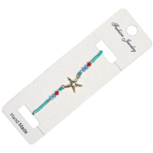 Narukvice s perlicama i srebrnim zvijezdama (SET 12 kom.)