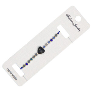 Narukvice s perlicama i brušenim srcima (SET 12 kom.)